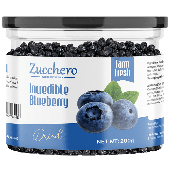 Zucchero Incredible Blueberry Dried