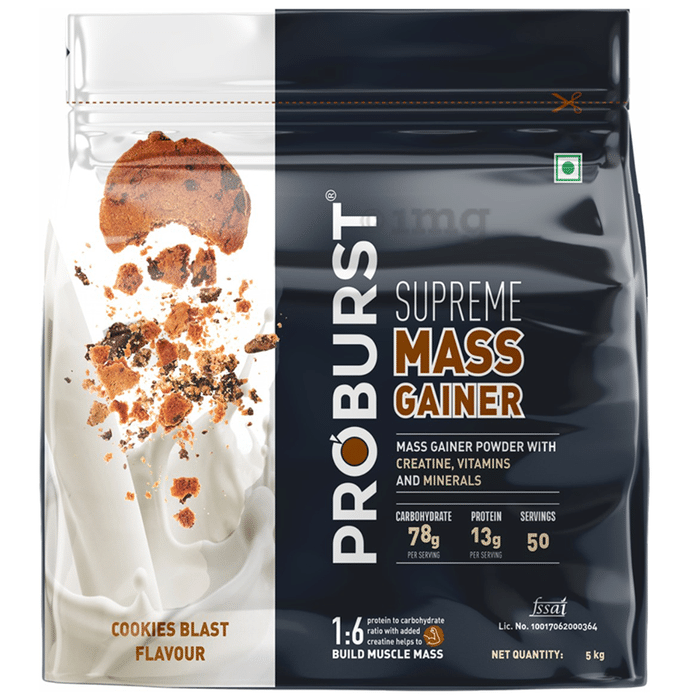 Proburst Supreme Mass Gainer Powder Chocolate Blast