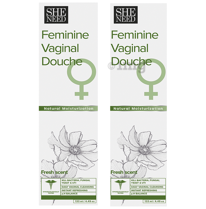 SheNeed Feminine Vaginal Douche (133ml Each) Fresh Scent
