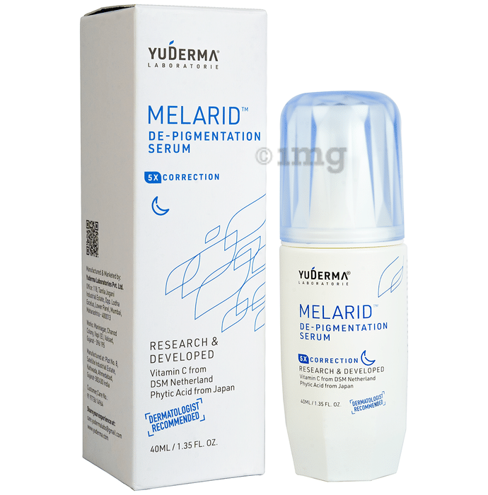 Yuderma Laboratorie Melarid De-Pigmentation Serum 5x correction Serum Paraben Free