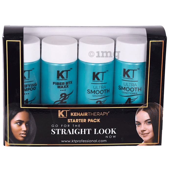 KT Professional KT 083 Kehair Therapy Starter Pack for Straight Look