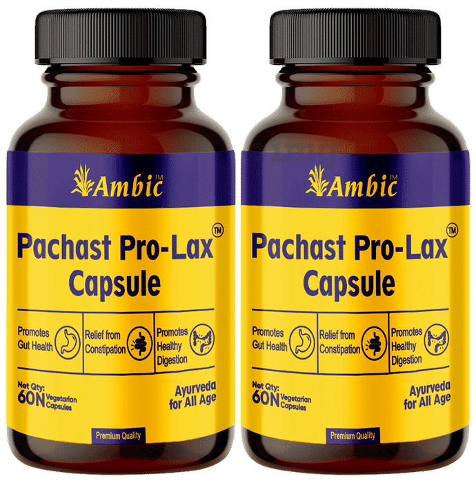 Ambic Pachast Pro-Lax  Vegetarian Capsule (60 Each)