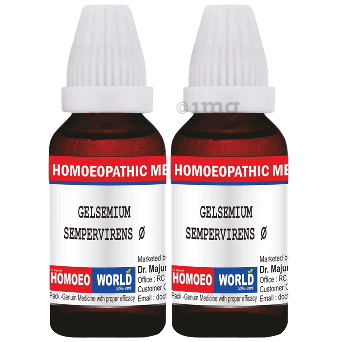 Dr. Majumder Homeo World Gelsemium Sempervirens Mother Tincture (30ml Each) Q