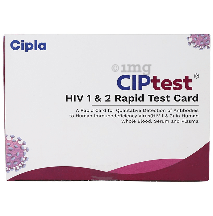 Ciptest HIV 1 & 2 Rapid Test Card