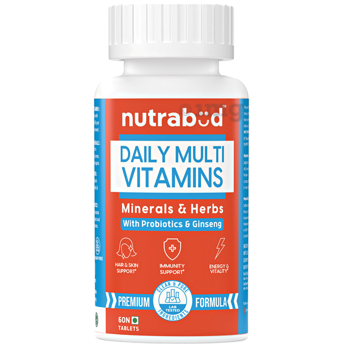 Nutrabud Multivitamin with Probiotics & Ginseng Tablet