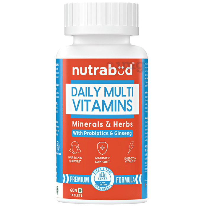 Nutrabud Multivitamin with Probiotics & Ginseng Tablet