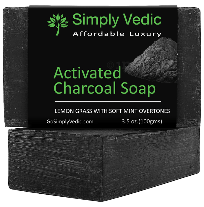 Simply Vedic Charcoal Mint Soap