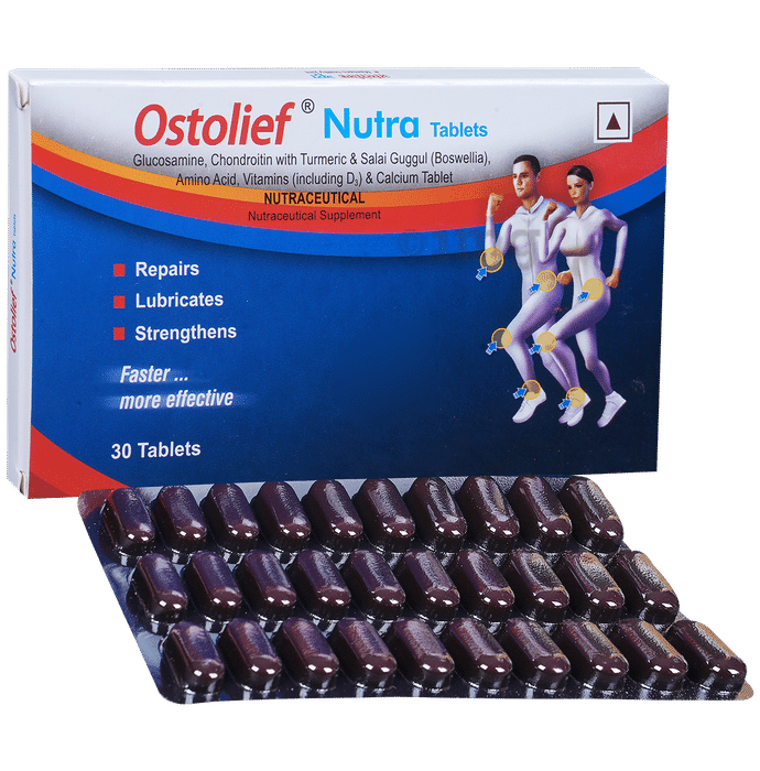 Ostolief Nutra Tablet |  Repairs, Lubricates & Strengthens the Joints