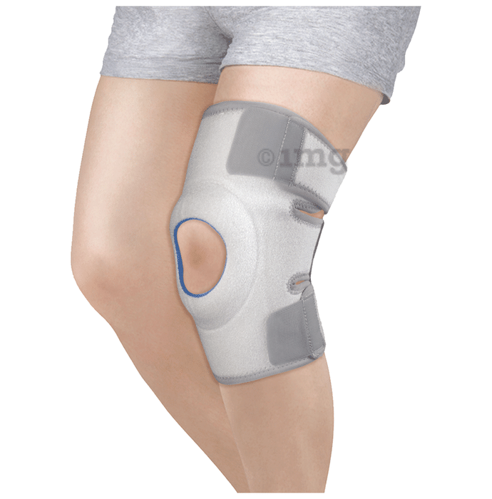 Vissco Neoprene Knee Cap, Ideal mild support for free Knee movement Large Black