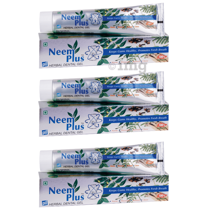 PIL Neem Plus Herbal Dental Gel (100gm Each)