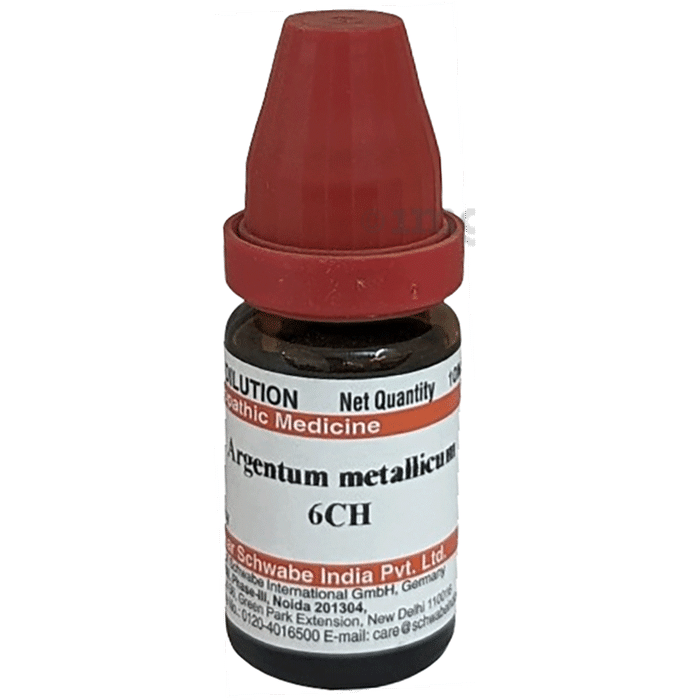 Dr Willmar Schwabe India Argentum Metallicum Dilution 6 CH