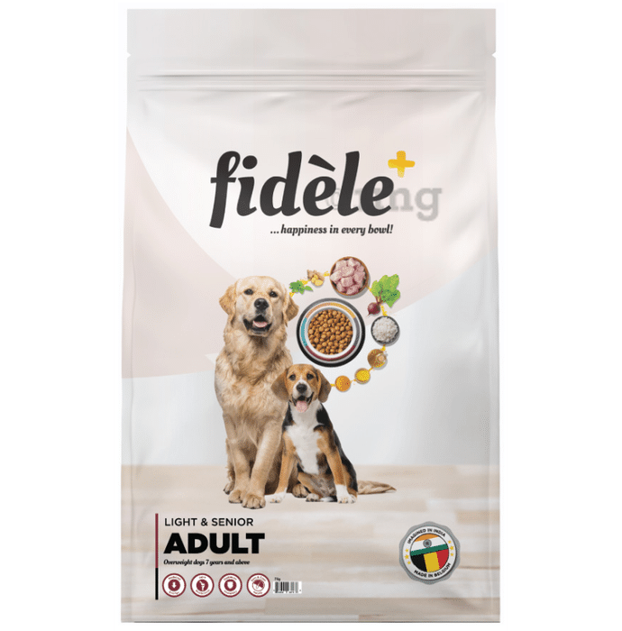 Fidele Plus Light & Senior Adult Dry Dog Food