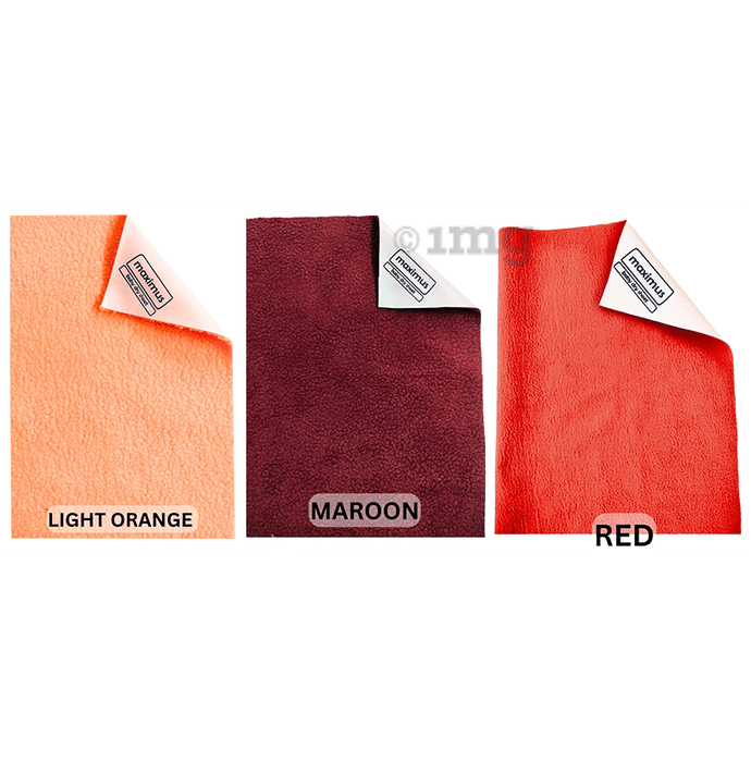Maximus Baby Dry Sheet | Red | Maroon | Orange | Small