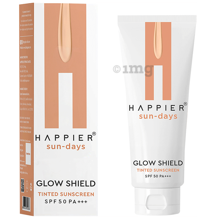 Happier Sun-Days Glow Shield Tinted Sunscreen | Long-Lasting Protection For All Skin Types SPF 50 PA+++