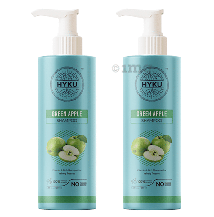 Hyku Green Apple Shampoo (200ml Each)