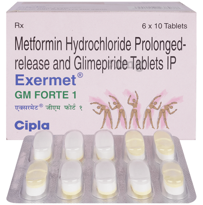 Exermet GM Forte 1 Tablet PR