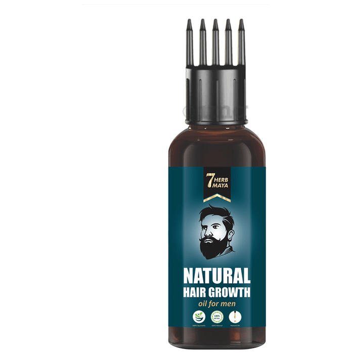 7Herbmaya Natural Hair Growth Oil for Men