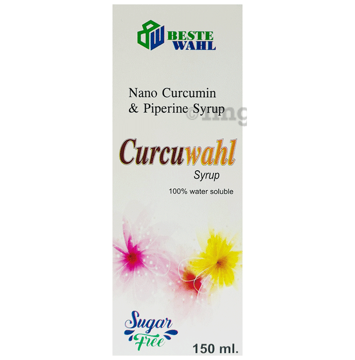 Curcuwahl Nano Curcumin & Piperine Syrup Sugar Free