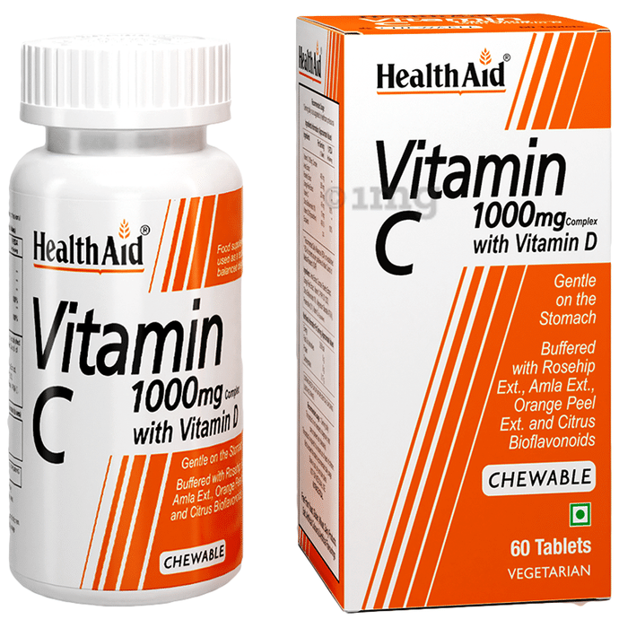 HealthAid  Vitamin C 1000 mg Chewable Tablet