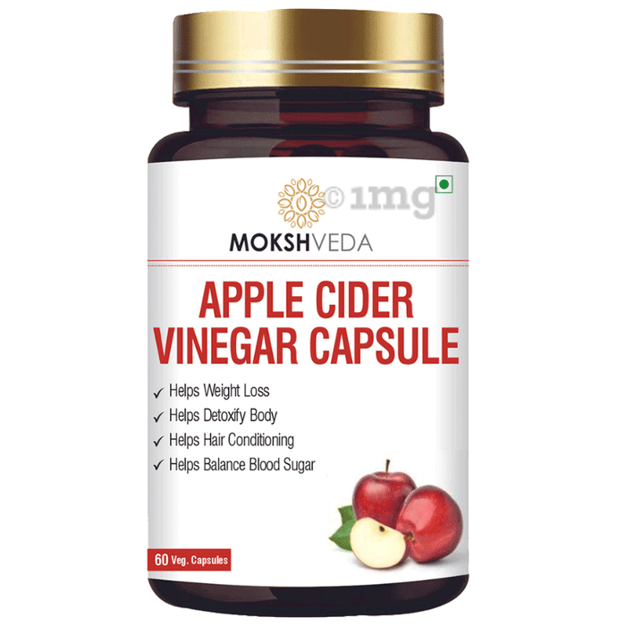 Mokshveda Apple Cider Vinegar Veg Capsule
