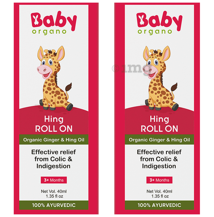 Baby Organo Hing Roll On (40ml Each) Hing & Fennel Oil