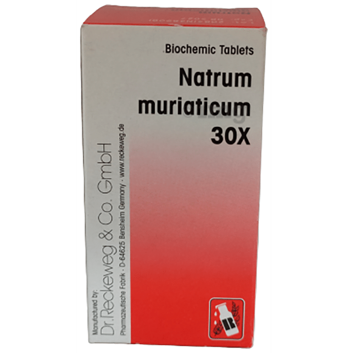 Dr Reckeweg &Co.gmbH Natrum Muriaticum Biochemic Tablet 30X