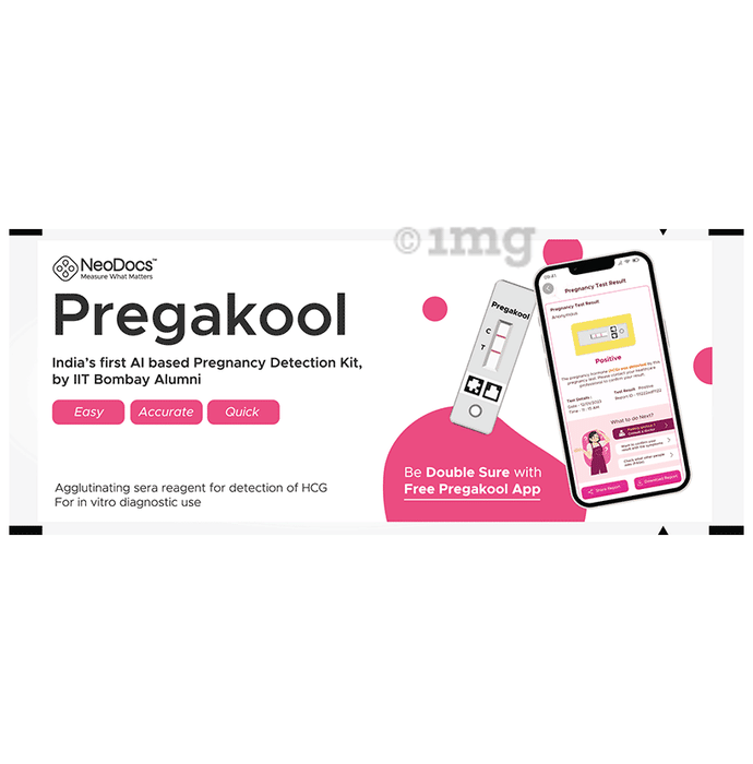 NeoDocs Pregakool HCG Urine Pregnancy Test Kit