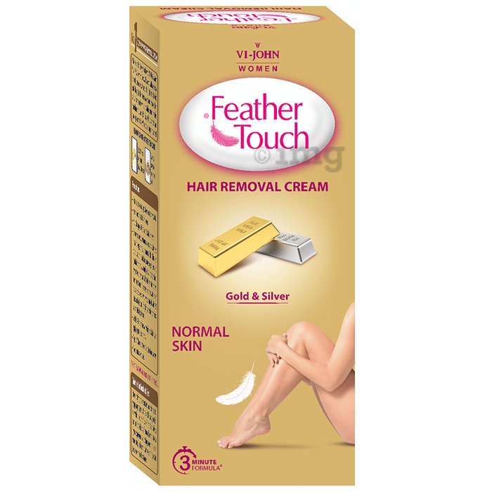 Vi-John Feather Touch Hair Removal Cream Gold & Silver