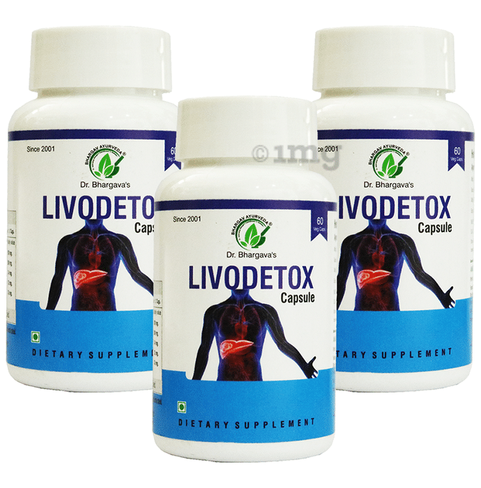 Dr.Bhargav’s Livodetox Veg Capsules (60 Each)