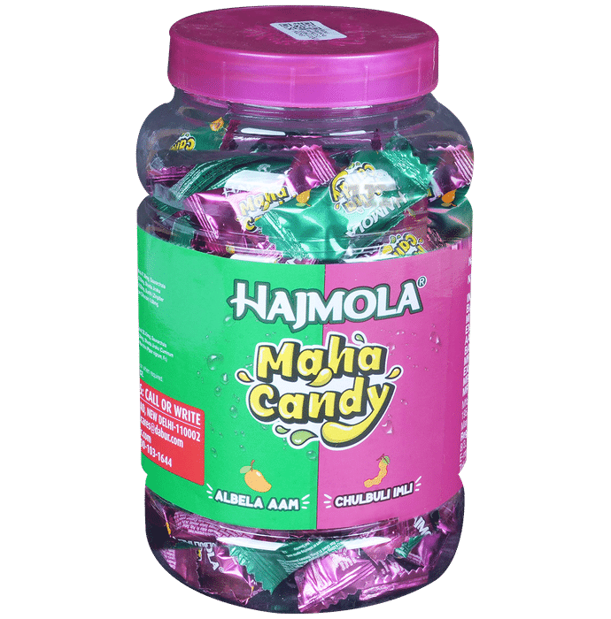 Dabur Hajmola Maha Candy Aam Imli | Tasty, Chatpata Digestive Tablets | For Digestion, Acidity