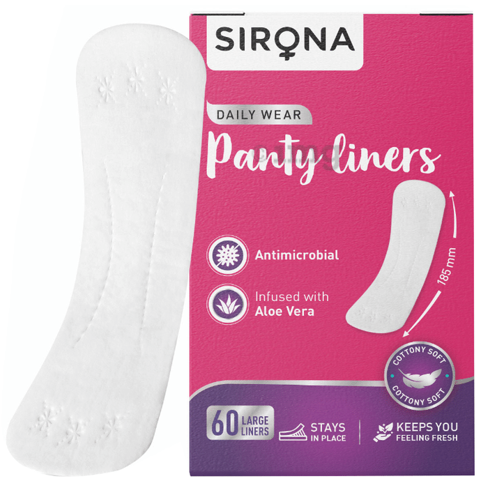Sirona Dry Comfort Panty Liners Large