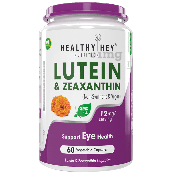 HealthyHey Nutrition Lutein & Zeaxanthin Vegetable Capsule Buy bottle