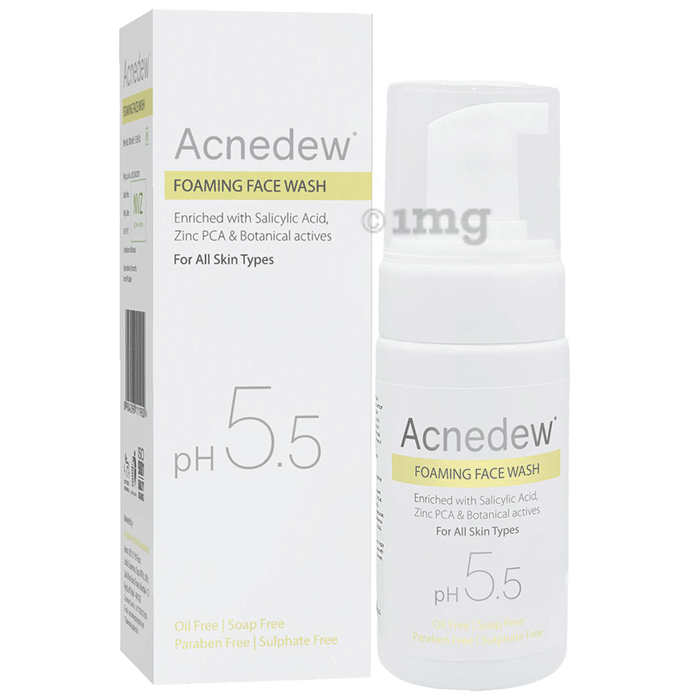 Acnedew pH 5.5 Foaming Face Wash