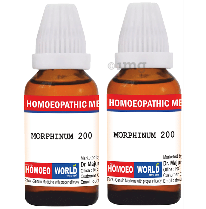 Dr. Majumder Homeo World Morphinum Dilution (30ml Each) 200 CH