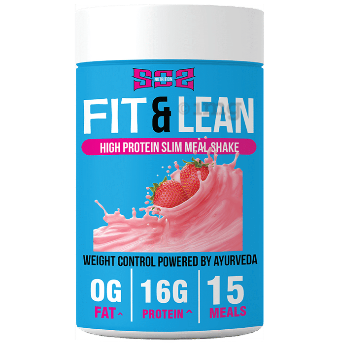 SOS Nutrition Fit & Lean High Protein Slim Meal Shake Strawberry Cream