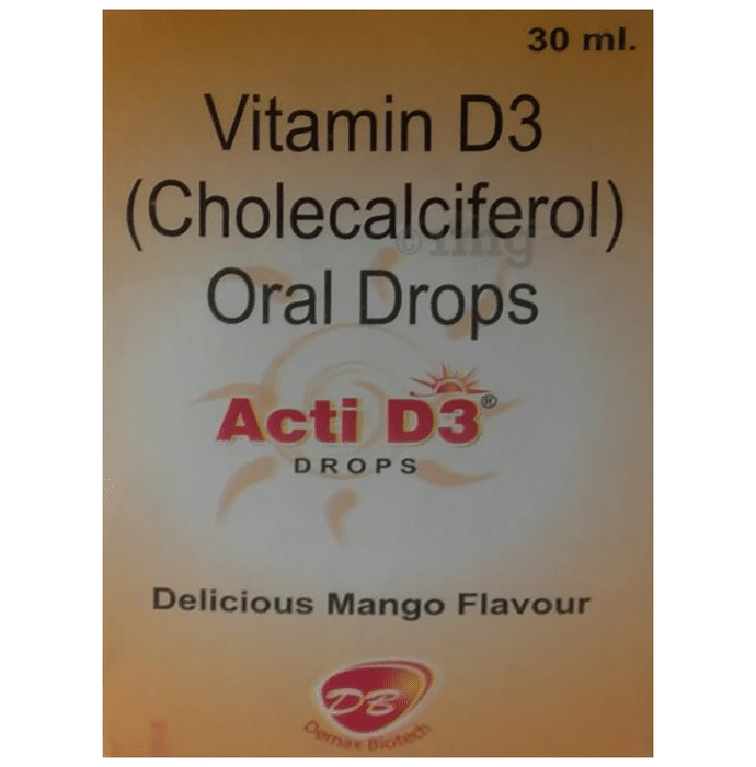 Acti D3 Oral Drops Delicious Mango