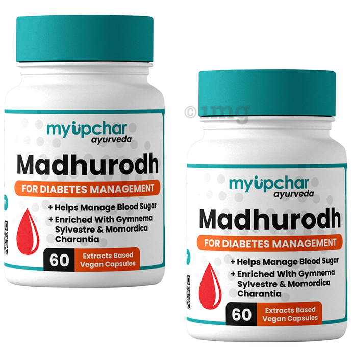 Myupchar Ayurveda Madhurodh Extracts Based Vegan Capsule (60 Each)