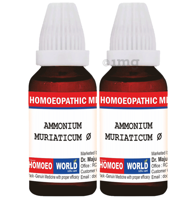 Dr. Majumder Homeo World Ammonium Muriaticum Q (30ml Each)
