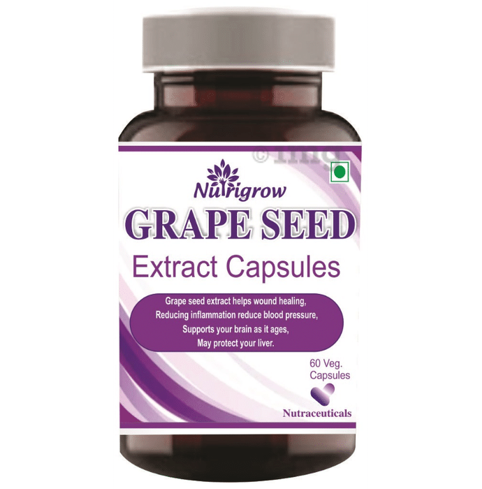 Nutrigrow Grape Seed Extract Veg Capsule