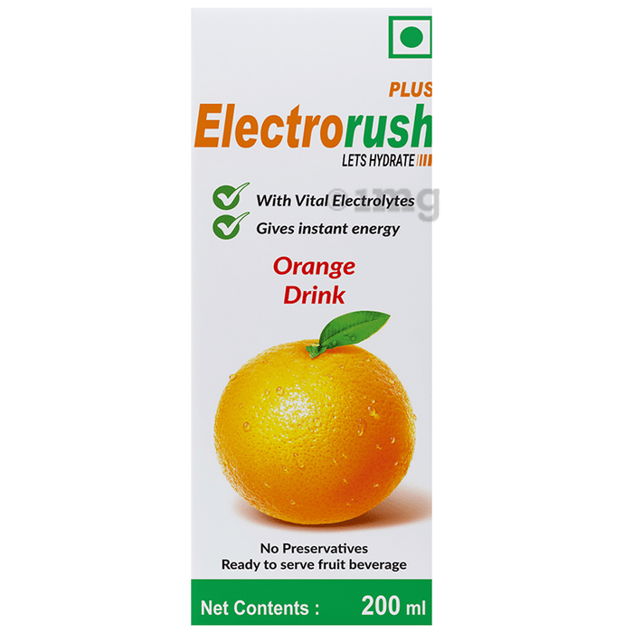Electrorush Plus Electrolyte Drink Orange