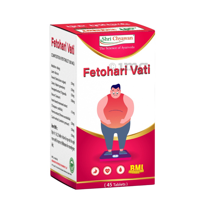Shri Chyawan Fetohari Vati Tablet (45 Each)