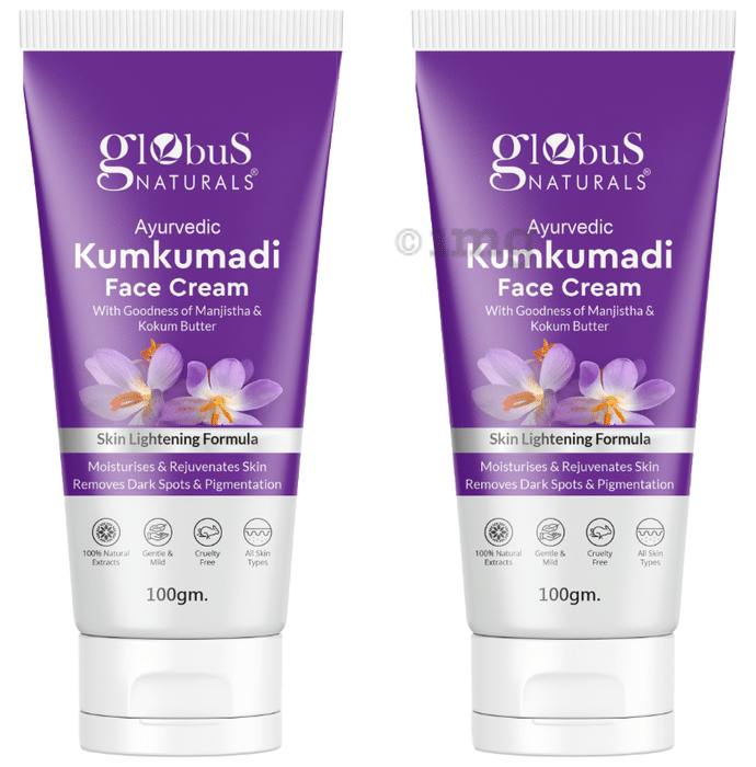 Globus Naturals Ayurvedic Kumkumadi Face Cream (100gm Each)