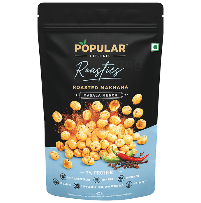 Popular Essentials Roasties Roasted Makhana Masala Munch