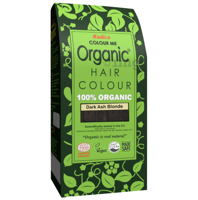 Radico Colour Me Organic Dark Ash Blonde Hair Colour: Buy box of 100.0 ...
