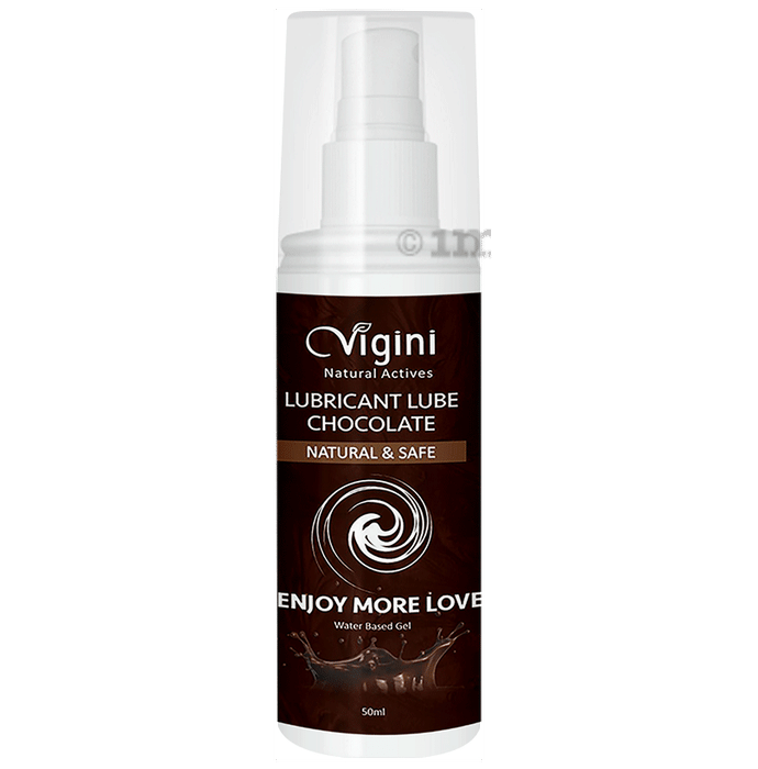 Vigini Lubricant Lube Natural & Safe Enjoy Water Based Gel Chocolate