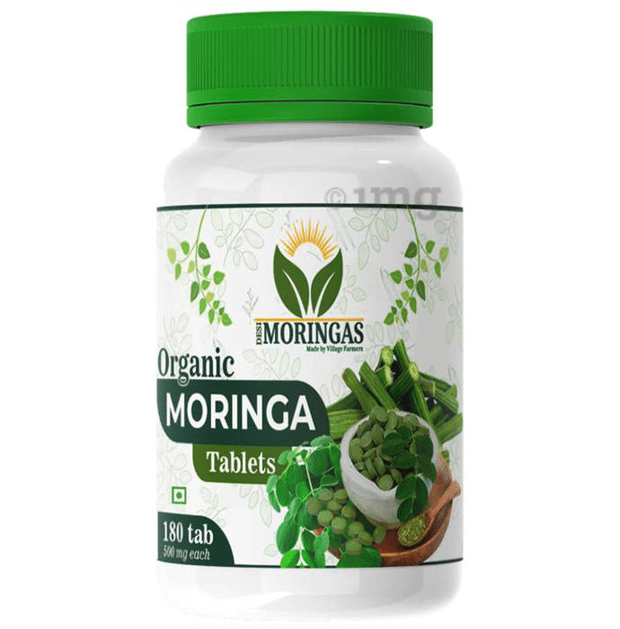 Desi Moringas Organic Moringa Tablet (180 Each)