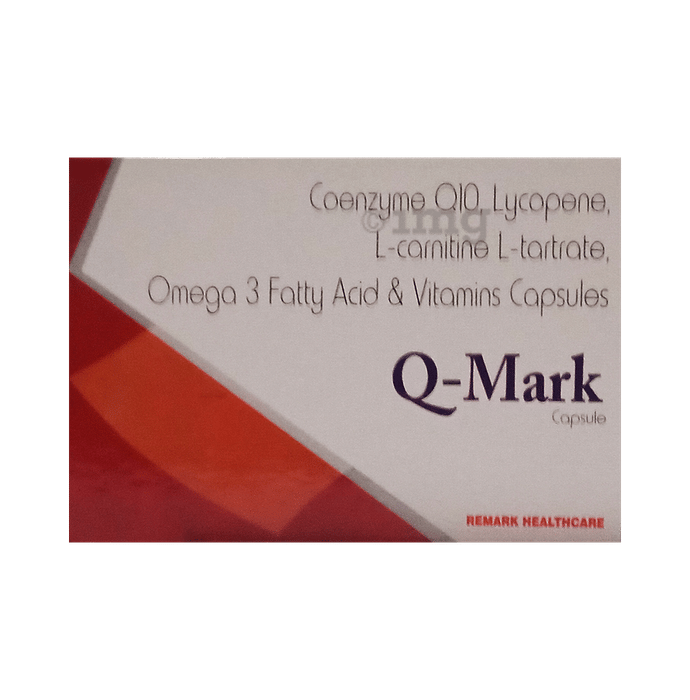 QMark Capsule Buy strip of 10 capsules at best price in India 1mg