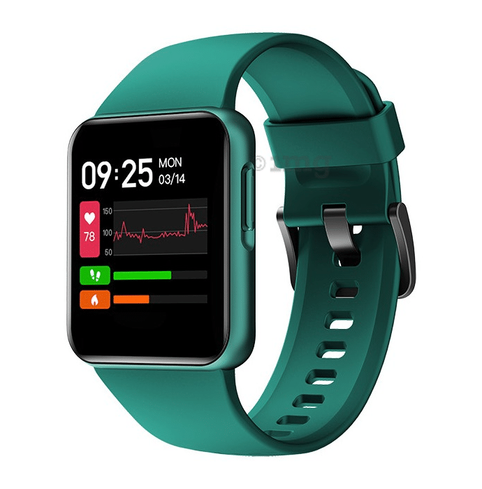 GOQii Smart Vital Lite with 3 Months Health & Personal Coaching Subscription HD Smart Watch Sea Green