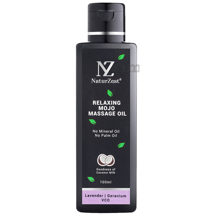 NaturZest Relaxing Mojo Massage Oil Lavender