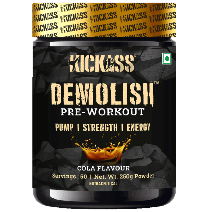 Kickass Demolish Pre-Workout Powder Cola